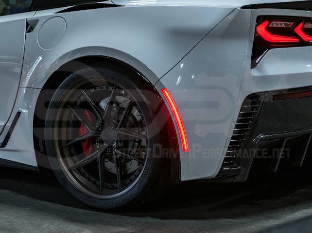 2014-2019 Chevrolet Corvette C7 | Factory Style Front & Rear LED Side Marker Lights Pair