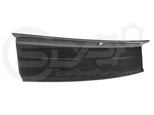 2018-2023 FORD MUSTANG S550 | CARBON FIBER FACTORY STYLE REAR TRUNK DECK LID APPLIQUE PANEL COVER