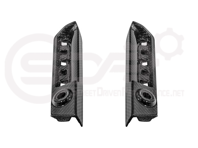 2023-UP BMW G87 M2 | FACTORY STYLE CARBON FIBER REPLACEMENT REAR BUMPER REFLECTOR TRIM PAIR