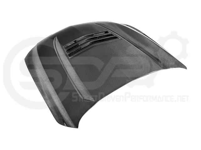 2020-Up Cadillac CT5 / CT5-V / CT5-V Blackwing | “CTS-V, V3” Style CARBON FIBER Front Vented Hood