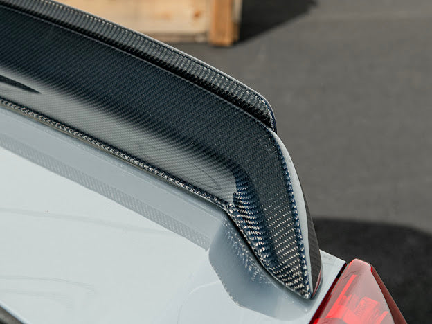 2016-2019 Cadillac ATS-V Sedan  | Wickerbill Trunk Spoiler Wing Carbon Fiber