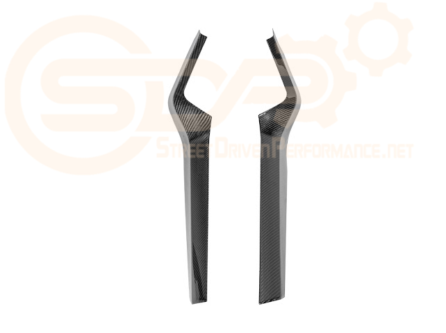 2021-UP FORD F-150 | FACTORY STYLE CARBON FIBER CENTER CONSOLE SIDE PANELS TRIM COVER PAIR