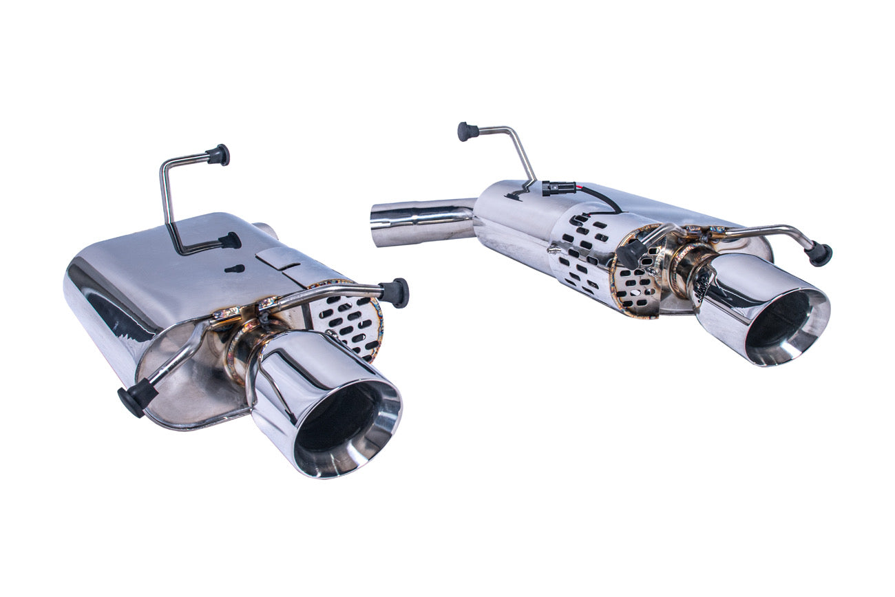 2009-15 CADILLAC CTS-V V2 | AXLE-BACK MUFFLERS EXHAUST SYSTEM “VALVED”