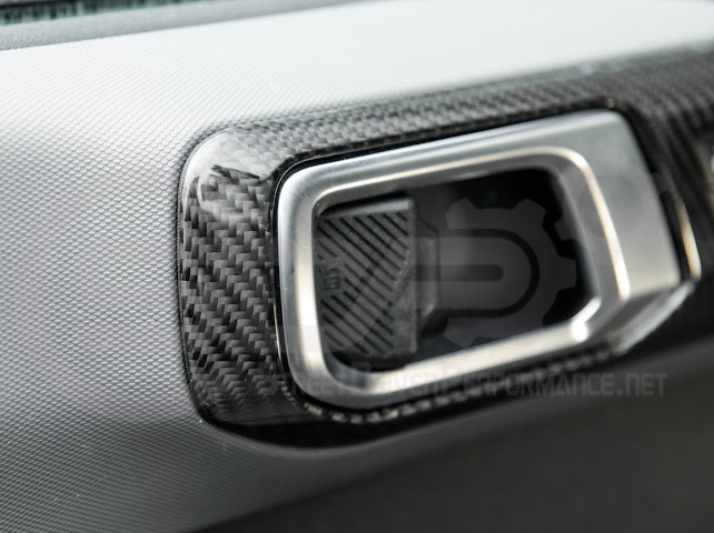 2021-UP FORD BRONCO CARBON FIBER FRONT DOOR HANDLE TRIM COVER