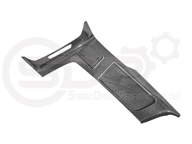 2014-2019 Corvette C7 | Carbon Fiber Center Console Bezel Cup Holder Trim Panel (Fits all Models)