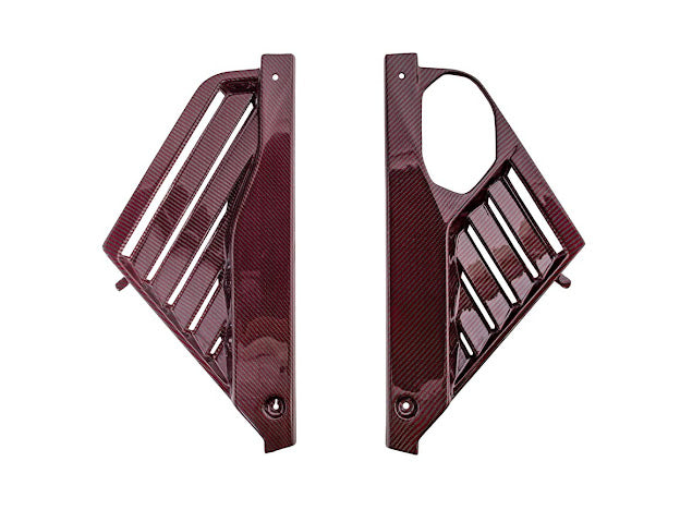 2023-Up Corvette C8 Z06 Coupe | RED CARBON FIBER Engine & Bay Panel Cover