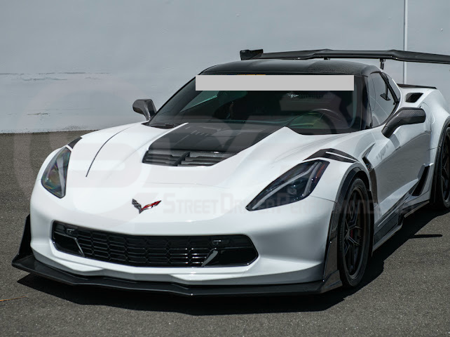 2014-2019 Chevrolet Corvette C7 | Factory Style CARBON FIBER Full Mirror Cap Covers Pair
