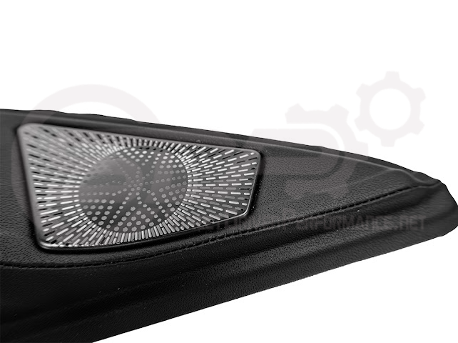 Fit 2020-2024 Cadillac CT5 | Leather Dashboard Center Analog Clock & Speaker Pod (Fits all Models)