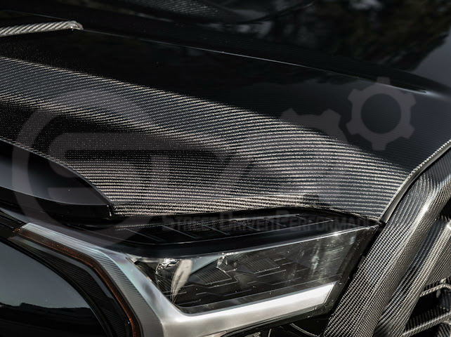 2022-UP TOYOTA TUNDRA | SDP CARBON FIBER FRONT VENTED HOOD WITH SIDE VENTS