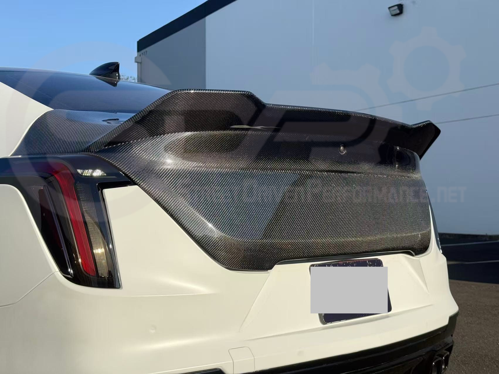 2021-UP CADILLAC CT4, CT4 V, AND CT4-V BLACKWING | BLACKWING STYLE REAR TRUNK LID WITH INTEGRATED SPOILER