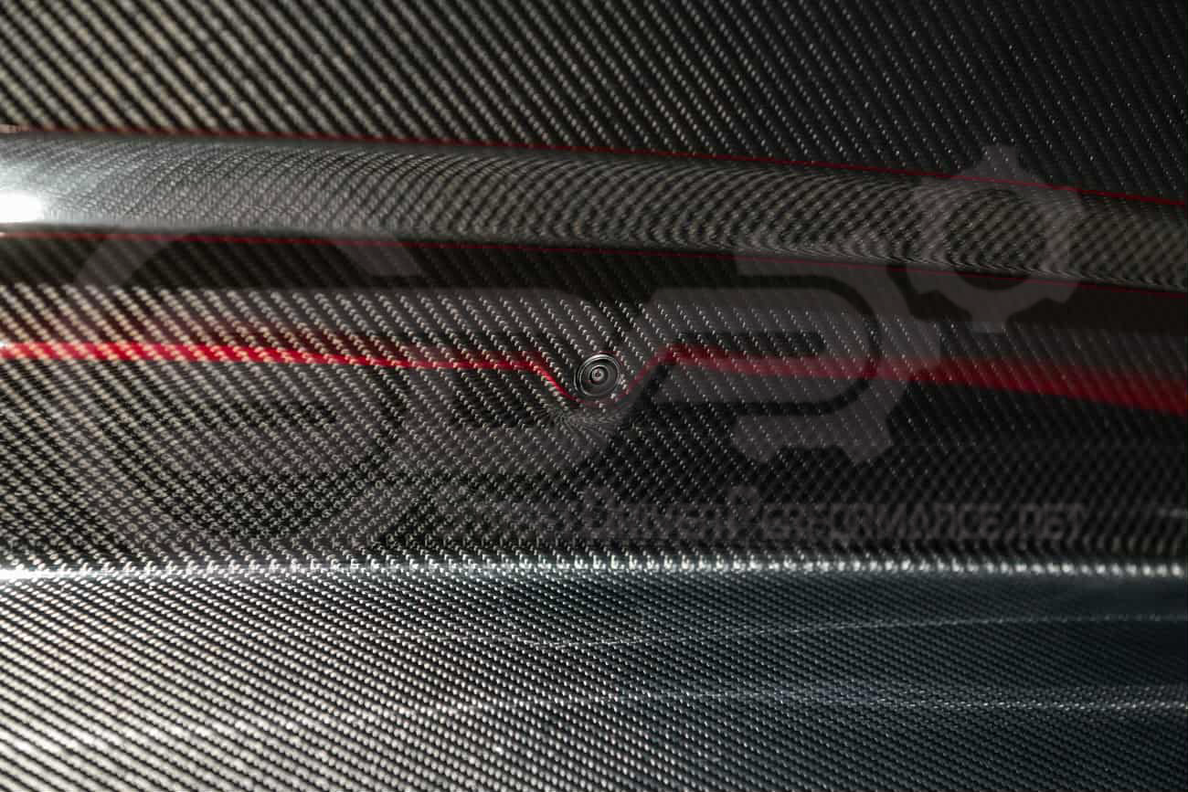 2024-UP FORD MUSTANG S650 | SUPER SNAKE STYLE CARBON FIBER REAR TRUNK DECKLID WITH INTEGRATED SPOILER WING