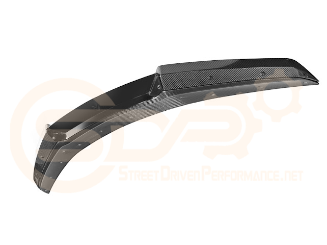 2023-Up Corvette C8 Z06 | Jake Skull Logo Rear Wickerbill Spoiler Wing