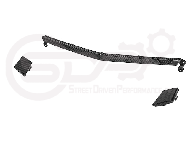 2023-Up Corvette C8 Z06 | Factory Style CARBON FIBER Front Grille License Holder Tow Trim