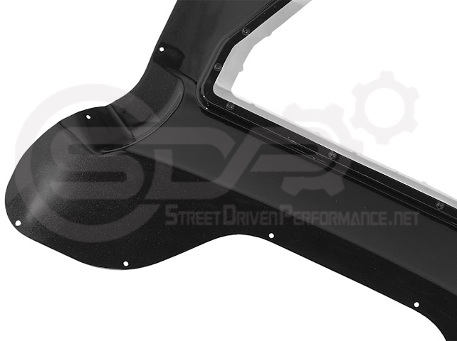 2024-PRESENT CORVETTE C8 CONVERTIBLE E-RAY| HTC EXPOSED ENGINE BAY PANEL COVER REPLACEMENT (CARBON FIBER / CARBON FLASH)
