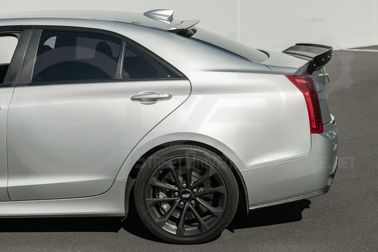 2016-2019 CADILLAC ATS-V SEDAN | SDP PERFORMANCE PACKAGE CARBON FIBER FRONT AND/OR REAR MUD FLAPS SPLASH GUARDS PAIR