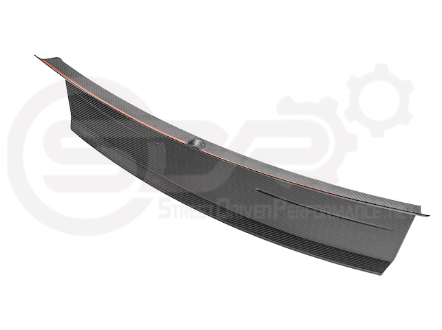 2018-2023 FORD MUSTANG S550 | CARBON FIBER FACTORY STYLE REAR TRUNK DECK LID APPLIQUE PANEL COVER