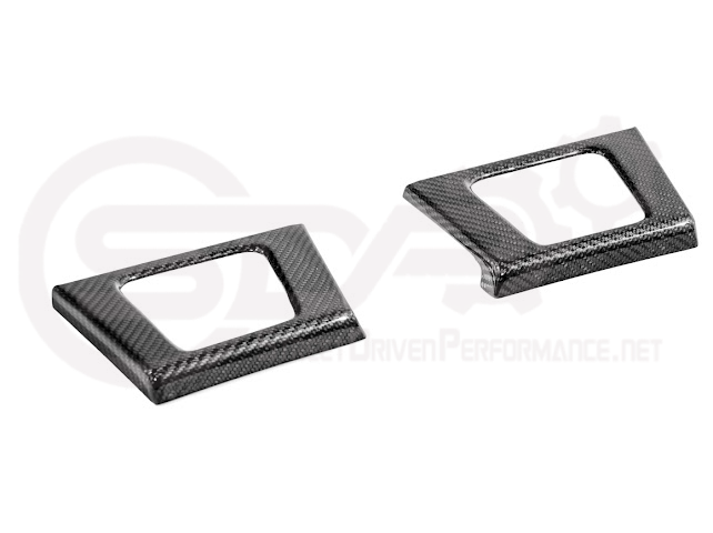 2021-UP FORD F-150 | FACTORY STYLE CARBON FIBER REAR DOOR TRIM ARMREST CUP HOLDER PANEL COVER