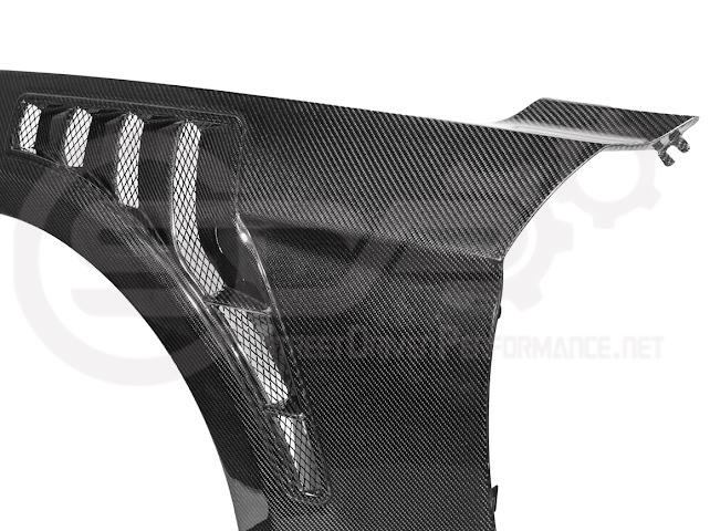 2018-2023 Ford Mustang S550 | GT500 Style Carbon Fiber Front Side Vented Fenders PAIR