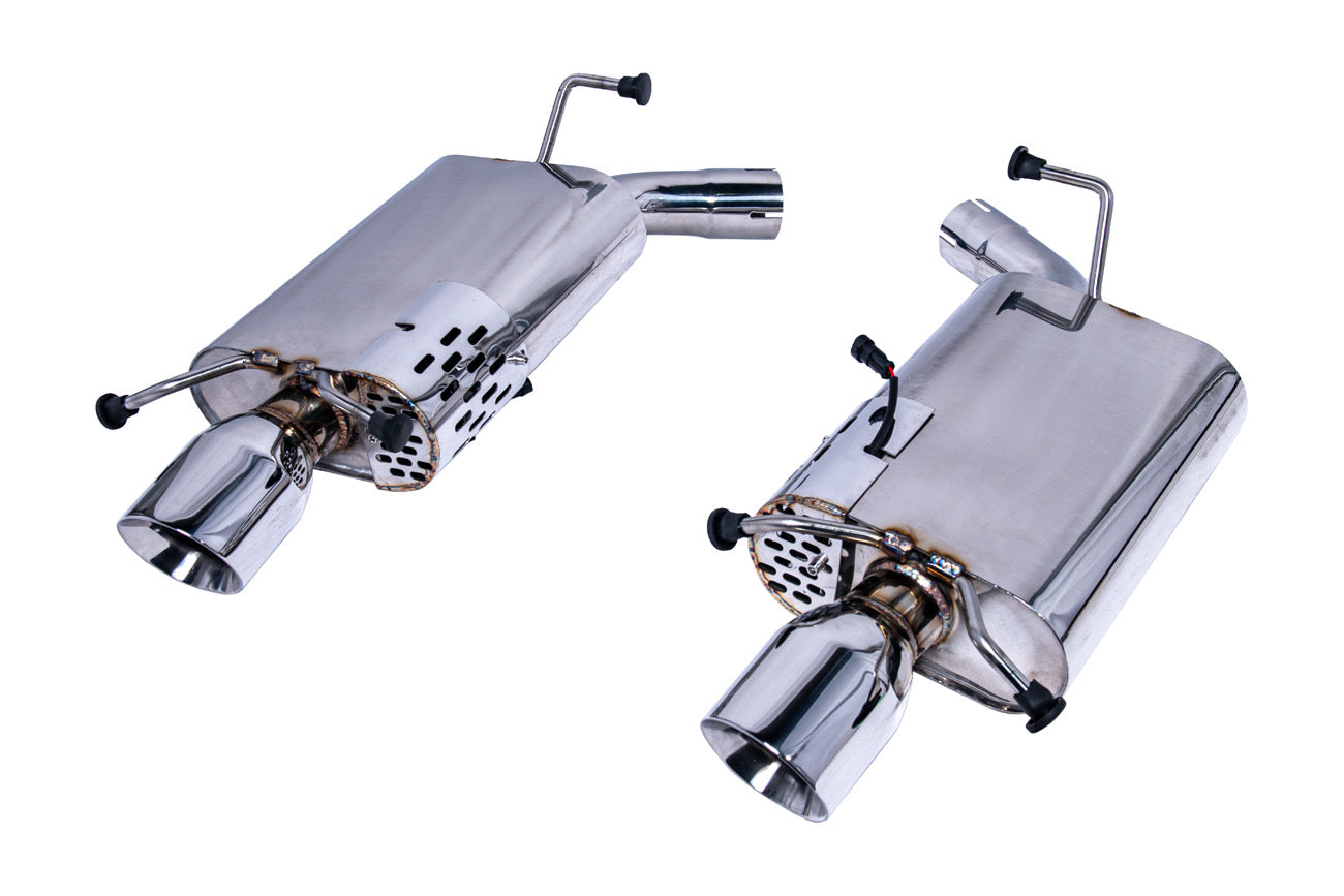 2009-15 CADILLAC CTS-V V2 | AXLE-BACK MUFFLERS EXHAUST SYSTEM “VALVED”