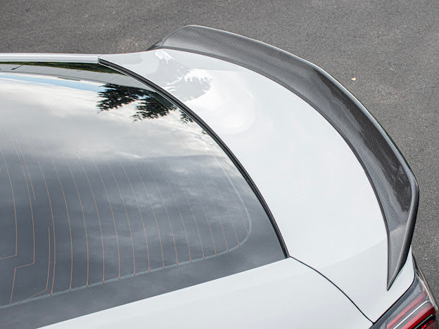 2020-Present Cadillac CT5 Sport / CT5-V / CT5-V Blackwing | Blackwing Style CARBON FIBER Rear Trunk Spoiler Wing