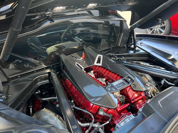 2023+ CORVETTE C8 Z06 CARBON FIBER ENGINE COVER