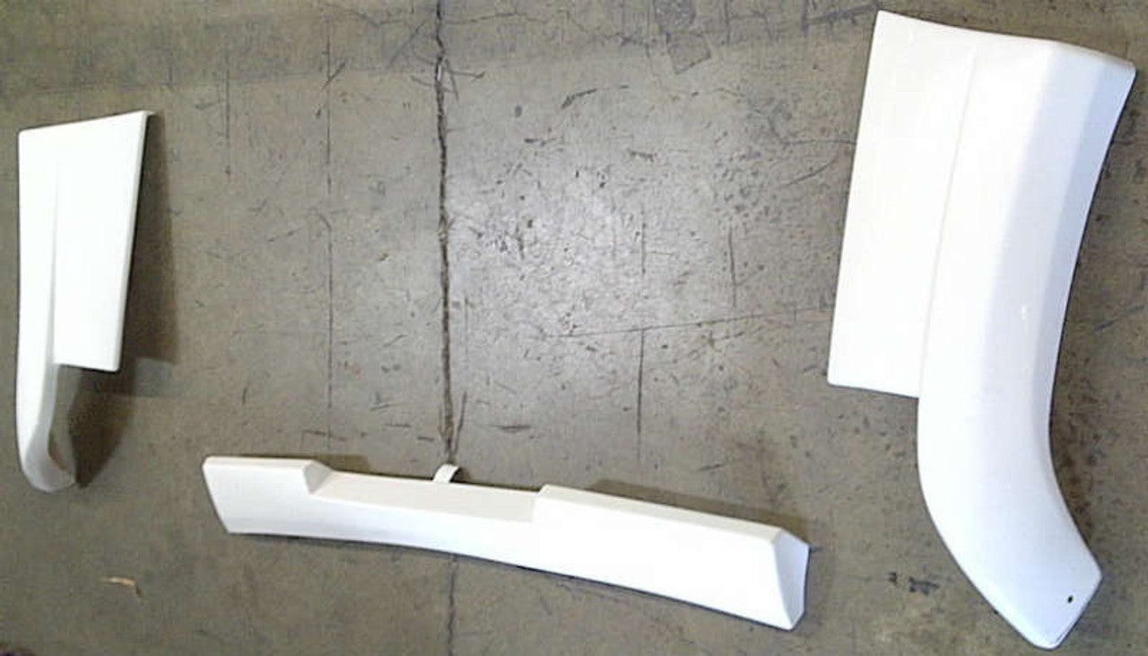 VeilSide 1989-1994 Nissan 240SX RPS13 180SX Hatchback E-II Model Rear Skirts (FRP) 3 Pieces