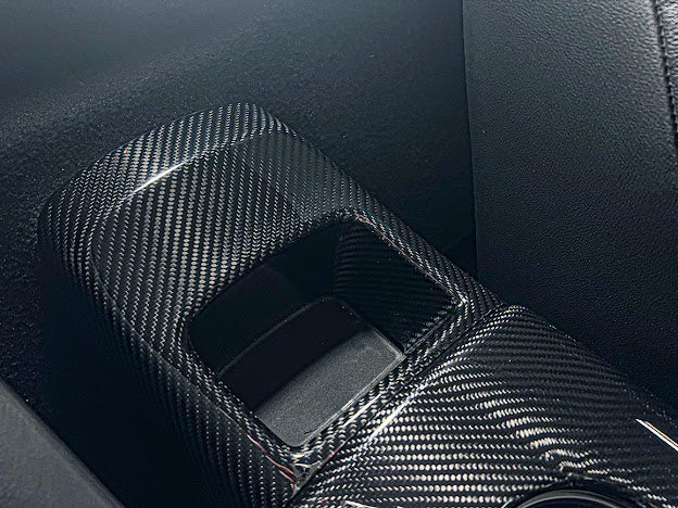 2020-Up Toyota GR Supra A90 A91 | Factory Style CARBON FIBER Rear Center Storage Compartment Cover
