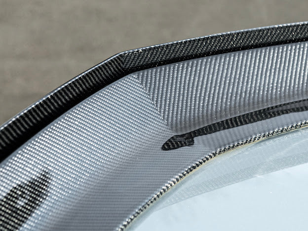 2016-2019 Cadillac ATS-V Sedan  | Wickerbill Trunk Spoiler Wing Carbon Fiber