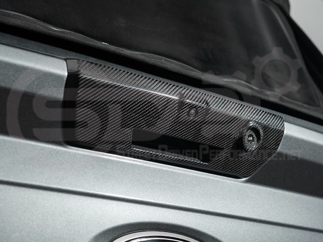 2021-UP FORD F-150 | FACTORY STYLE CARBON FIBER REAR TRUNK TAILGATE HANDLE ASSEMBLY COVER
