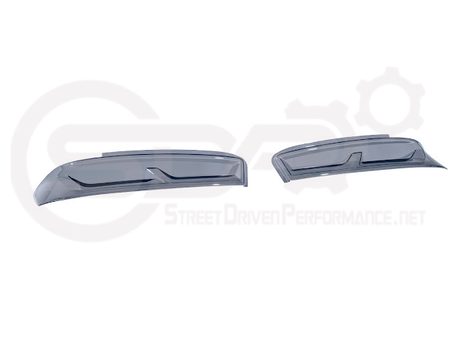 2016-2018 CHEVROLET CAMARO | SMOKE TINTED REAR TAIL LIGHT TRIM BEZEL COVER PAIR