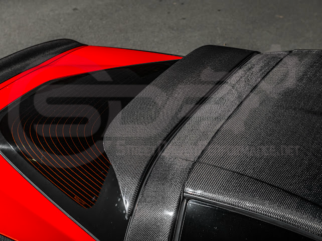2005-2013 CHEVROLET CORVETTE C6 | SDP PERFORMANCE CARBON FIBER REAR ROOF WING LID SPOILER