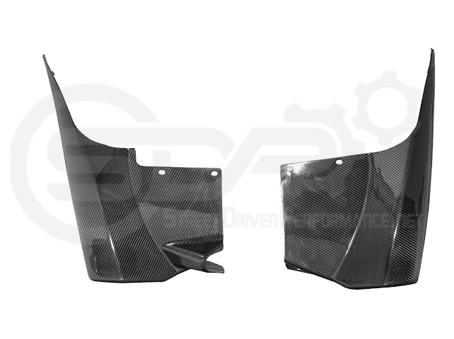 2005-2013 Corvette C6 Widebody | Carbon Fiber Front Fender Rear Splash Shield Pair
