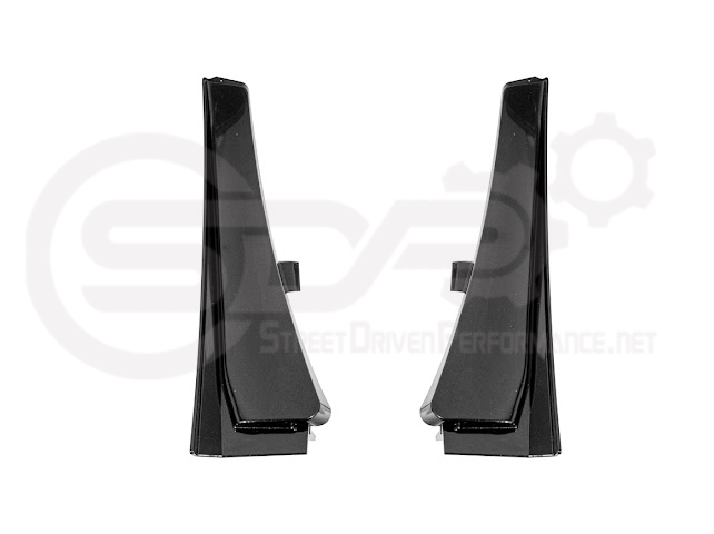 2023-UP CORVETTE C8 E-RAY, Z06, & ZR1 | EXTENDED FRONT MUD FLAPS SPLASH GUARD PAIR
