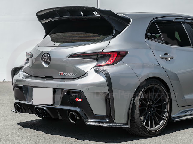 2023-UP GR COROLLA | JDM VRS STYLE REAR BUMPER GARNISH EXTENSION