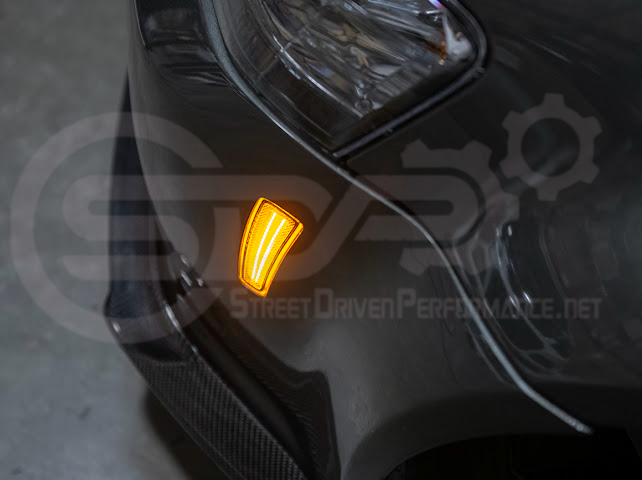 2008-2009 Pontiac G8 | Front Clear / Amber / or Smoke Lens Amber Light LED Side Markers Pair