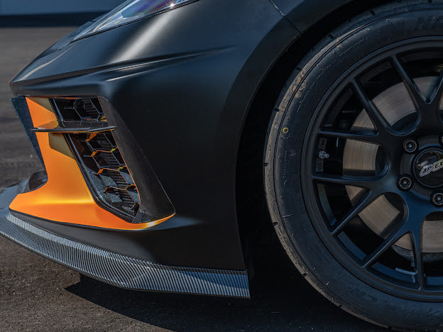2020+ CORVETTE C8 STINGRAY & Z51 | Z06 Z07 PERFORMANCE FRONT LIP SPLITTER & CANARDS GROUND EFFECTS