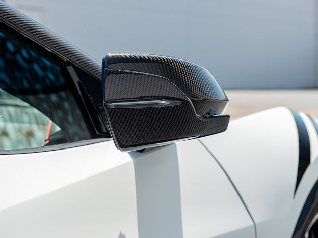 2020+ CORVETTE C8 | CARBON FIBER UPPPER AND / OR LOWER MIRROR COVERS