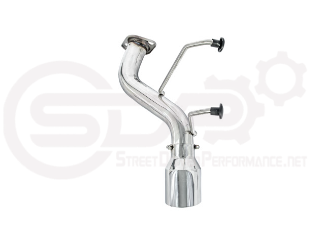 Mazda MX-5 Miata ND 2016-2025 axle back exhaust with 4-inch burnt or chrome tips, Street Driven Performance muffler delete system