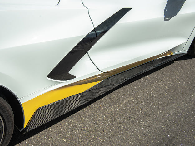 2020+ C8 Corvette | "5VM Style" Side Skirt Rocker Panel Ground Effects
