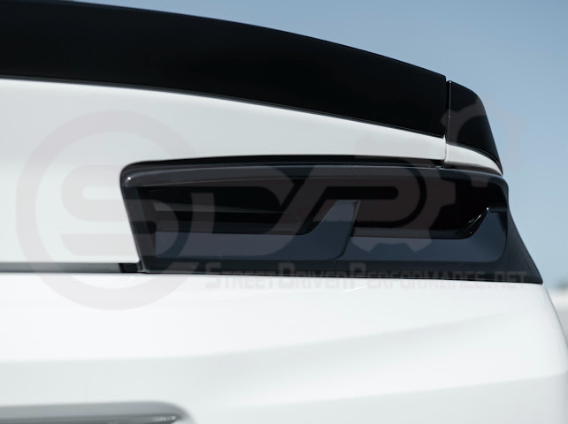 2016-2018 CHEVROLET CAMARO | SMOKE TINTED REAR TAIL LIGHT TRIM BEZEL COVER PAIR