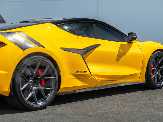 2023-UP CHEVROLET CORVETTE C8 Z06 & E-RAY | SDP PERFORMANCE TRACK STYLE SIDE SKIRTS ROCKER PANEL GROUND EFFECTS