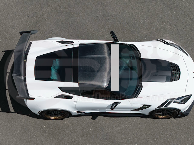 2014-2019 C7 Chevrolet Corvette | Dry Carbon Fiber Tape On Roof Side Molding Trim Cover
