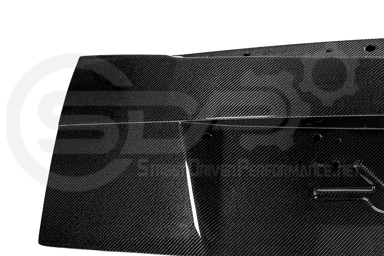 Carbon fiber rear trunk lid replacement for 2009-2015 Cadillac CTS and CTS-V V2 sedan by Street Driven Performance.