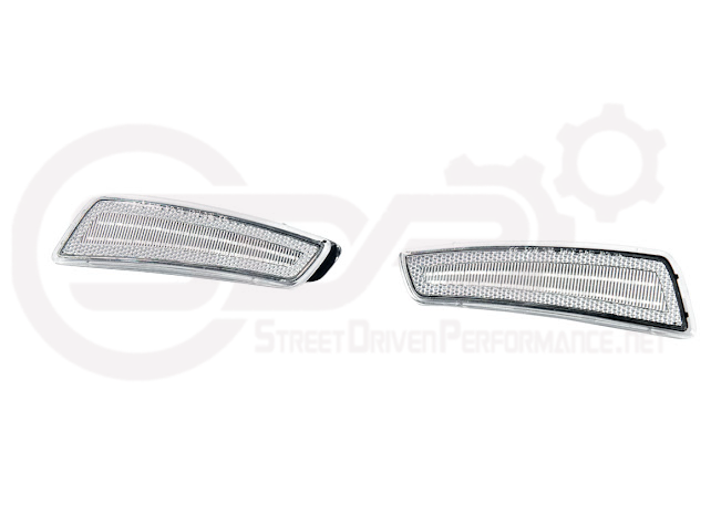 2008-2009 Pontiac G8 | Front Clear / Amber / or Smoke Lens Amber Light LED Side Markers Pair