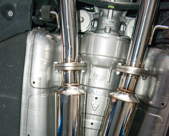 2017-PRESENT INFINITI Q50 2WD 2.5" STAINLESS STEEL RESONATED MID PIPE