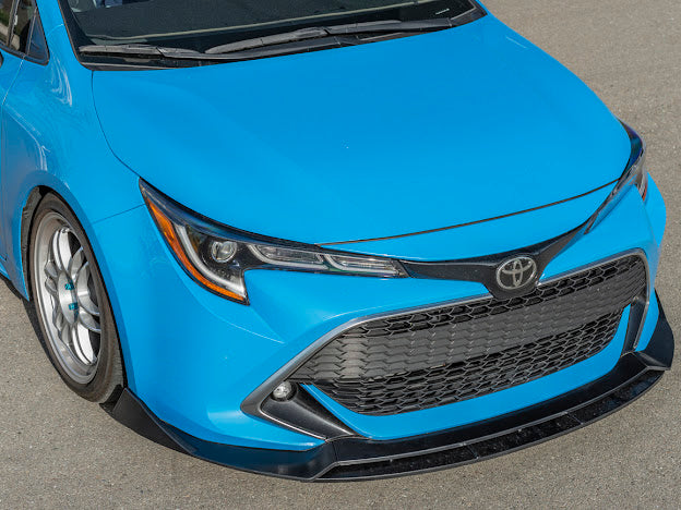2019-UP TOYOTA COROLLA HATCHBACK | JDM PERFORMANCE PACKAGE FRONT SPLITTER LIP GROUND EFFECTS