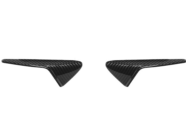 2020-UP TESLA MODEL 3 & Y CARBON FIBER EXTERIOR DOOR CAMERA COVERS