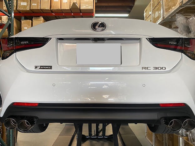 2017-2020 LEXUS IS200T IS300 IS350 MUFFLER DELETE AXLE BACK QUAD TIPS EXHAUST