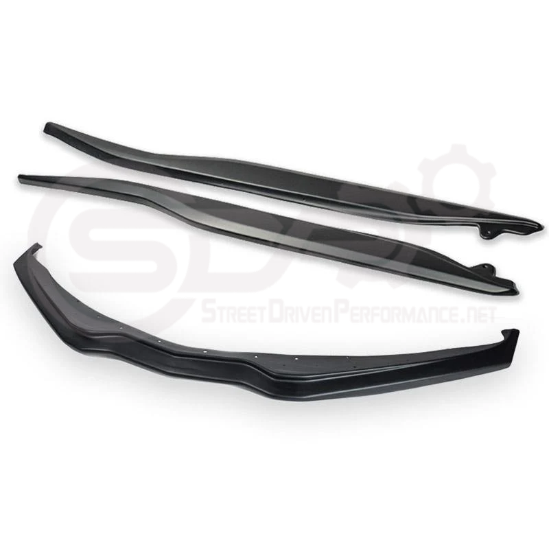 2014-2019 CORVETTE C7 STINGRAY & Z51 | FRONT SPLITTER LIP & SIDE SKIRTS ROCKER PANELS GROIND EFFECTS