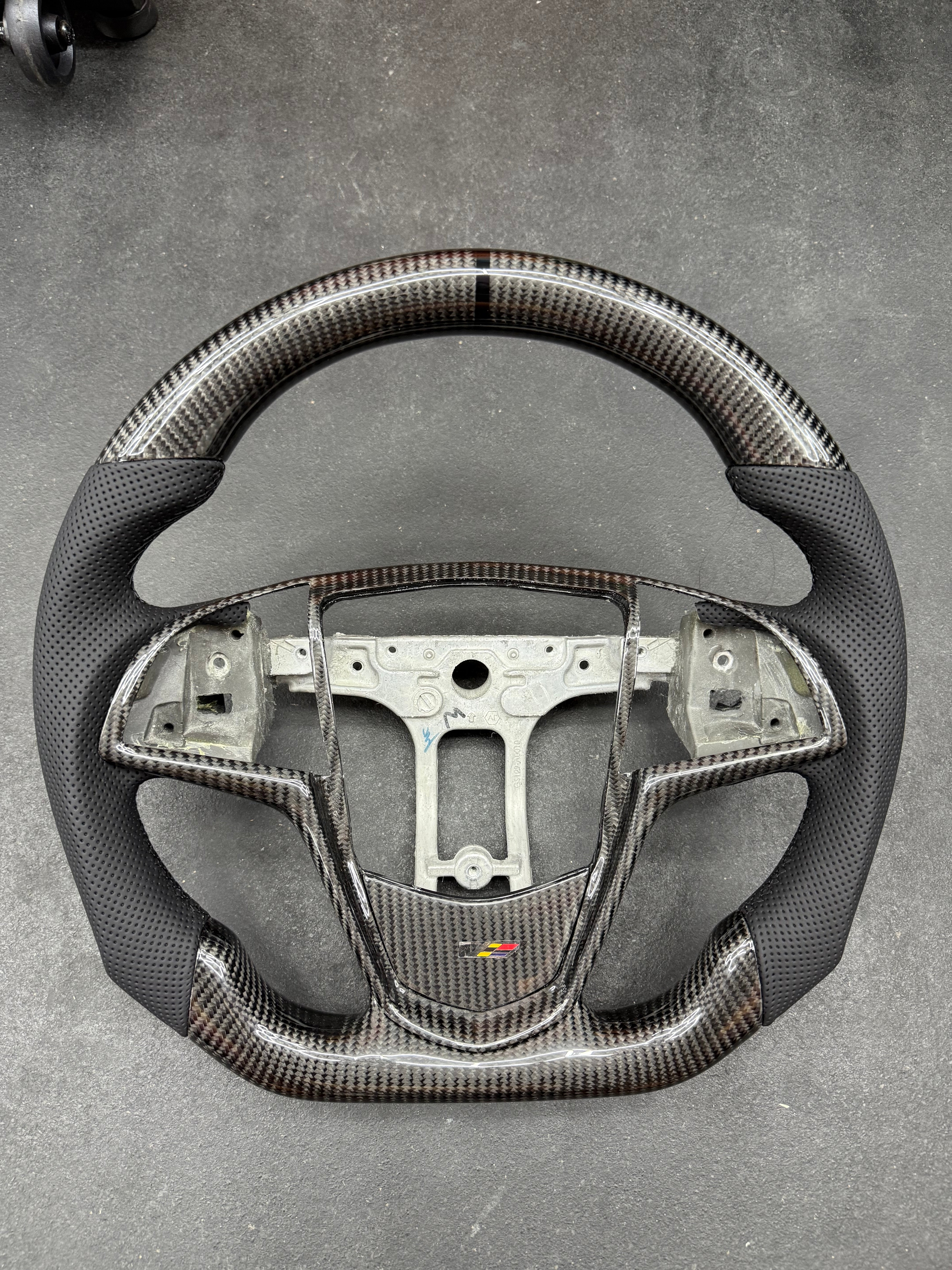 2014-2019 CADILLAC CTS, CTS-V "V3" / V-Sport & 2013-2019 ATS, ATS-V | Carbon Fiber Steering Wheels (IN STOCK NO WAIT TIMES)